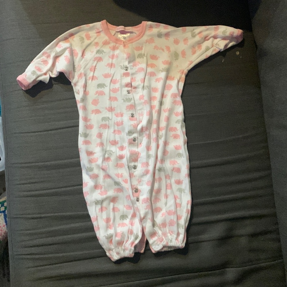 Baby Steps Converter Gown - 0-6M - gown/onesie